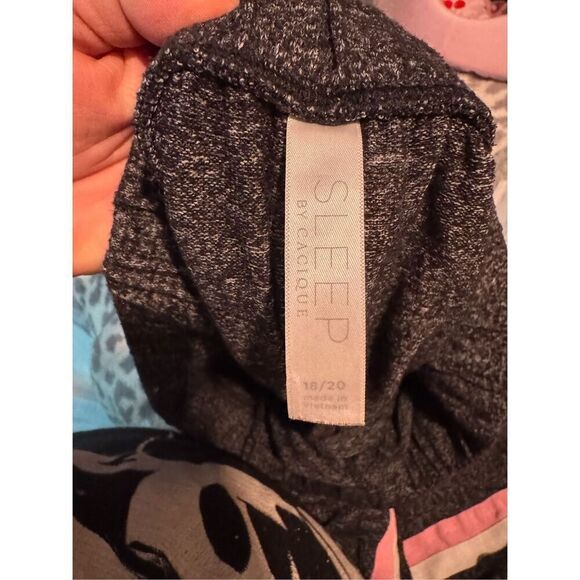 torrid cacique LB LC 3piece jogger sleep pants pajamas pj - Picture 13 of 15